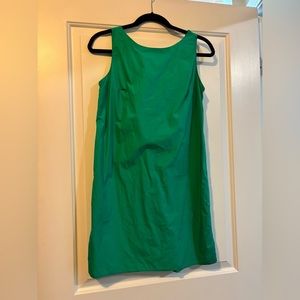 Gap twist back deluxe green dress